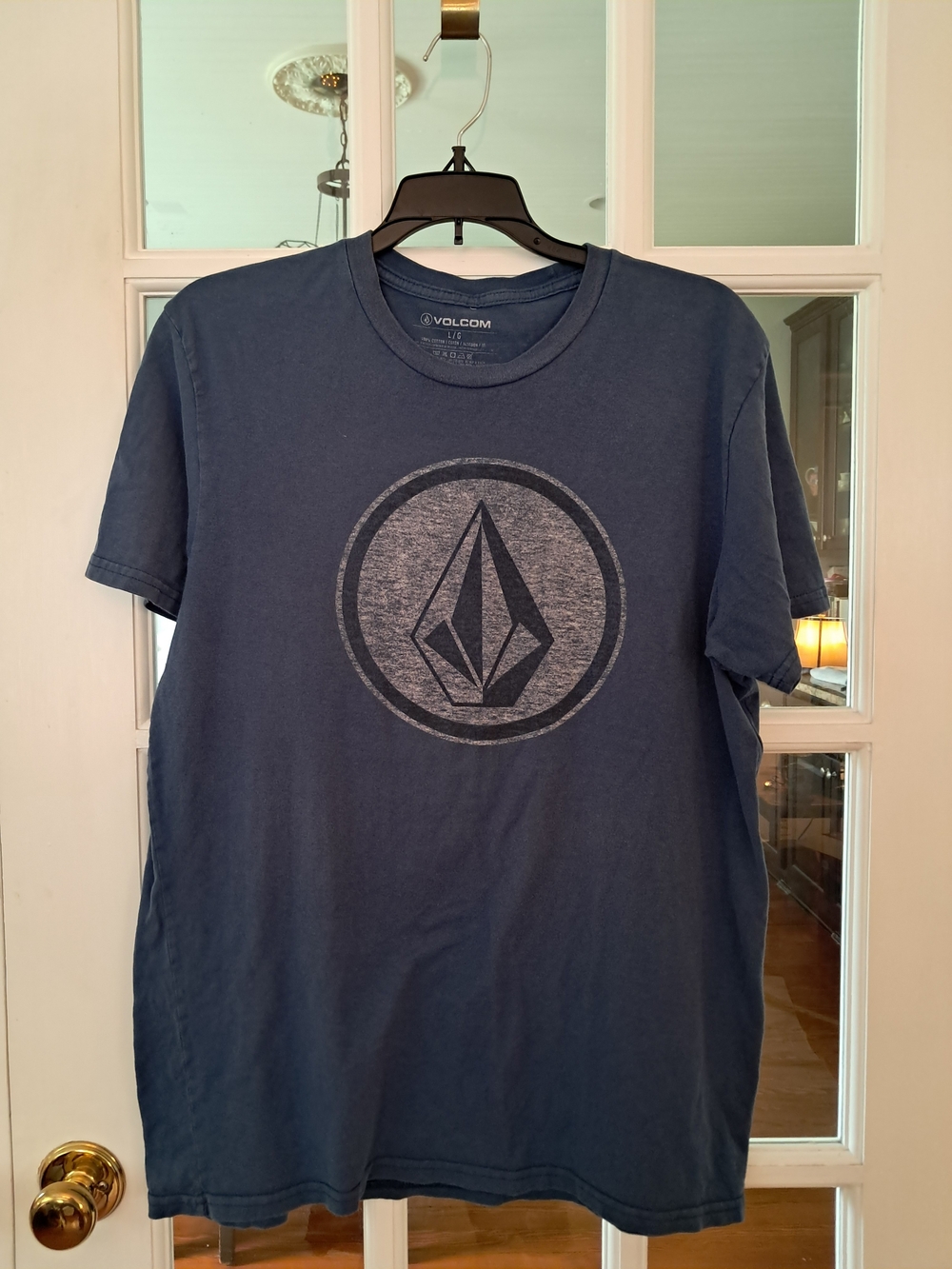 Volcom Navy Short Sleeve Logo Tee